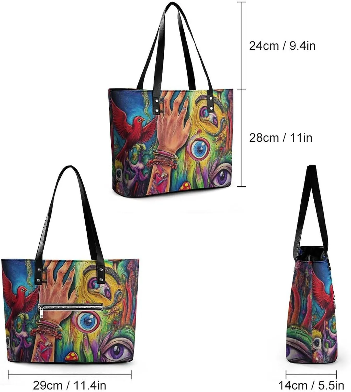 Women's Stylish Tote Bag Travel Shoulder Handbags Work Casual Hobo Sling Bag