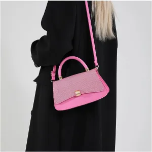 Women’s Stylish Two-Tone Handbag Purse – Chic Crossbody Bag for Daily Fashion & Versatile Use