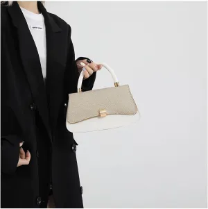 Women’s Stylish Two-Tone Handbag Purse – Chic Crossbody Bag for Daily Fashion & Versatile Use