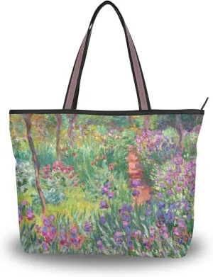 Women's Tote Shoulder Bag Monet Sailboat Sea Top Handle Bag Handbag