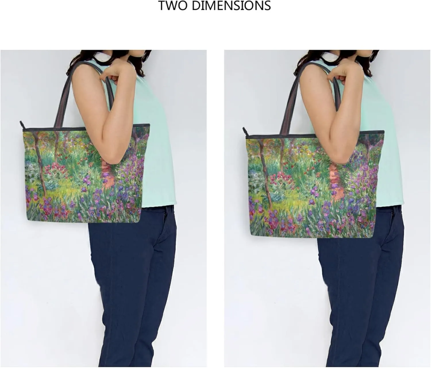 Women's Tote Shoulder Bag Monet Sailboat Sea Top Handle Bag Handbag
