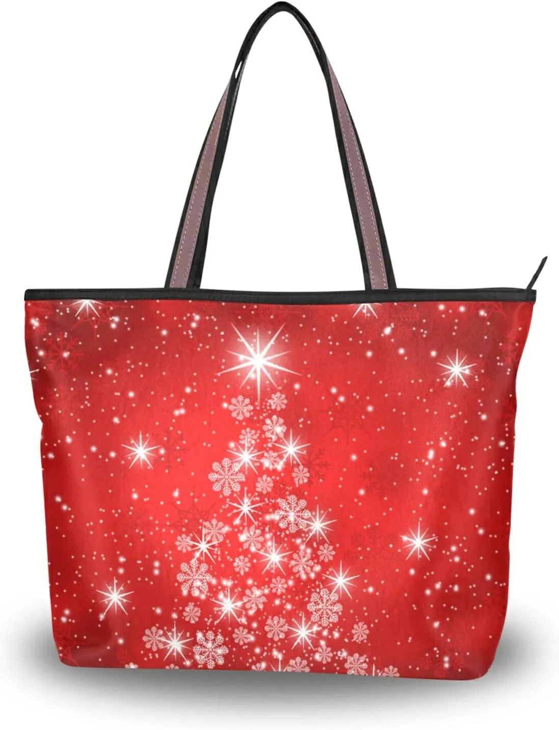 Women's Tote Shoulder Bag St Patrick's Day Shamrock Flower Top Handle Bag Handbag