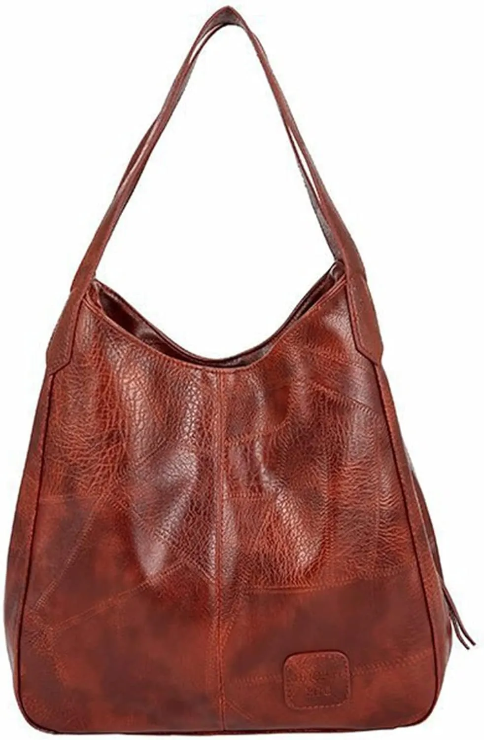 Women's Trendy Tote Bags Designer Satchel Handbags Top-Handle Purses with Strap Versatile Travel Purse(Brown)