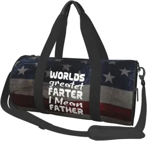 Worlds Best Farter I Mean Father Duffel Bag Gym Bag Travel Sports Tote Large Foldable Beach Swim Yoga2
