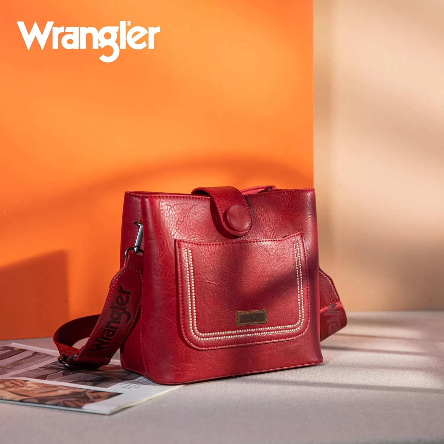 Wrangler Crossbody Purses for Women Cute Handbag and Shoulder Bag for Ladies