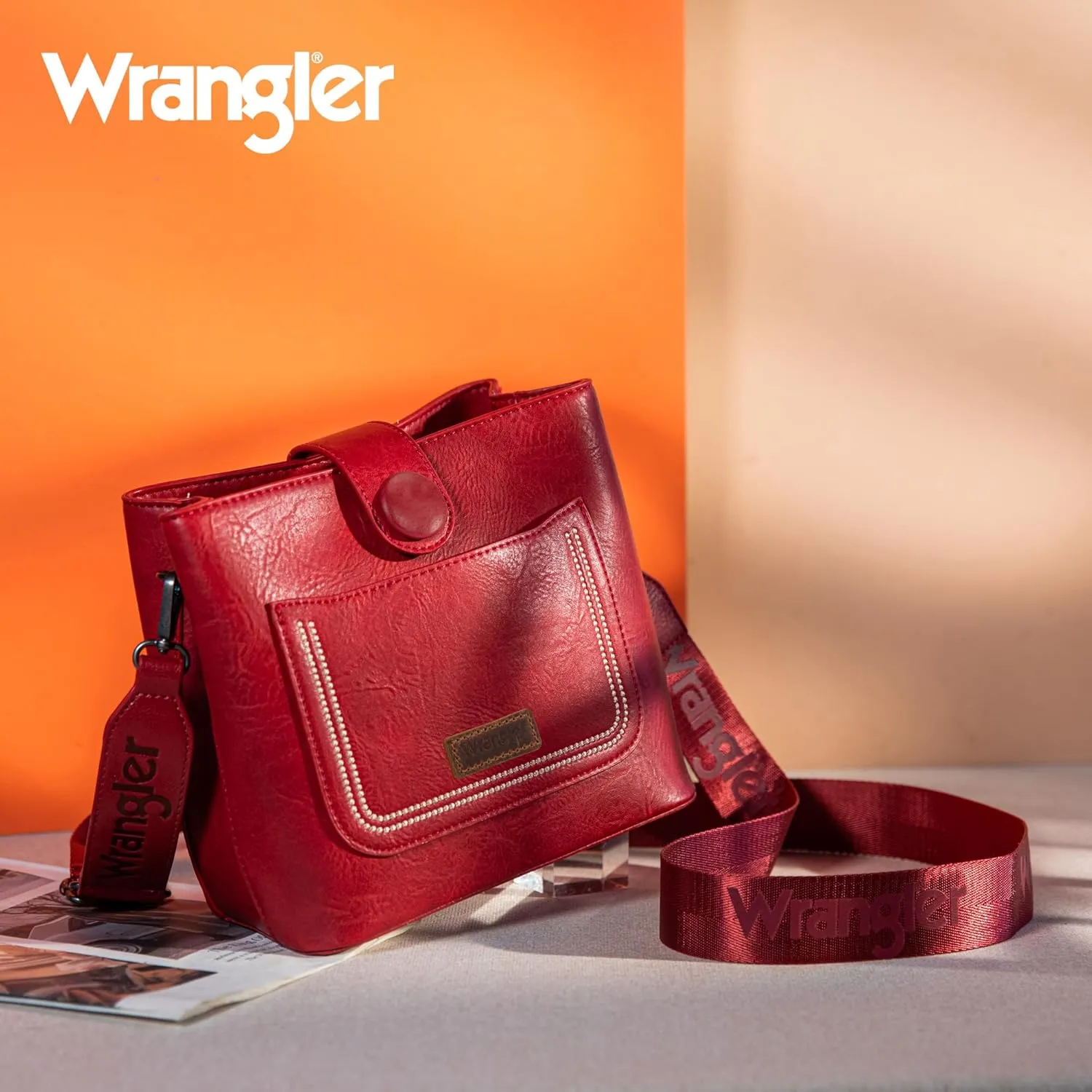 Wrangler Crossbody Purses for Women Cute Handbag and Shoulder Bag for Ladies