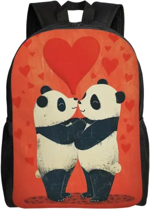 Xerial Love Panda Backpack Waterproof Anti Theft Durable Light Laptop Bag Backpacks For Women Men Travel Gym Backpack