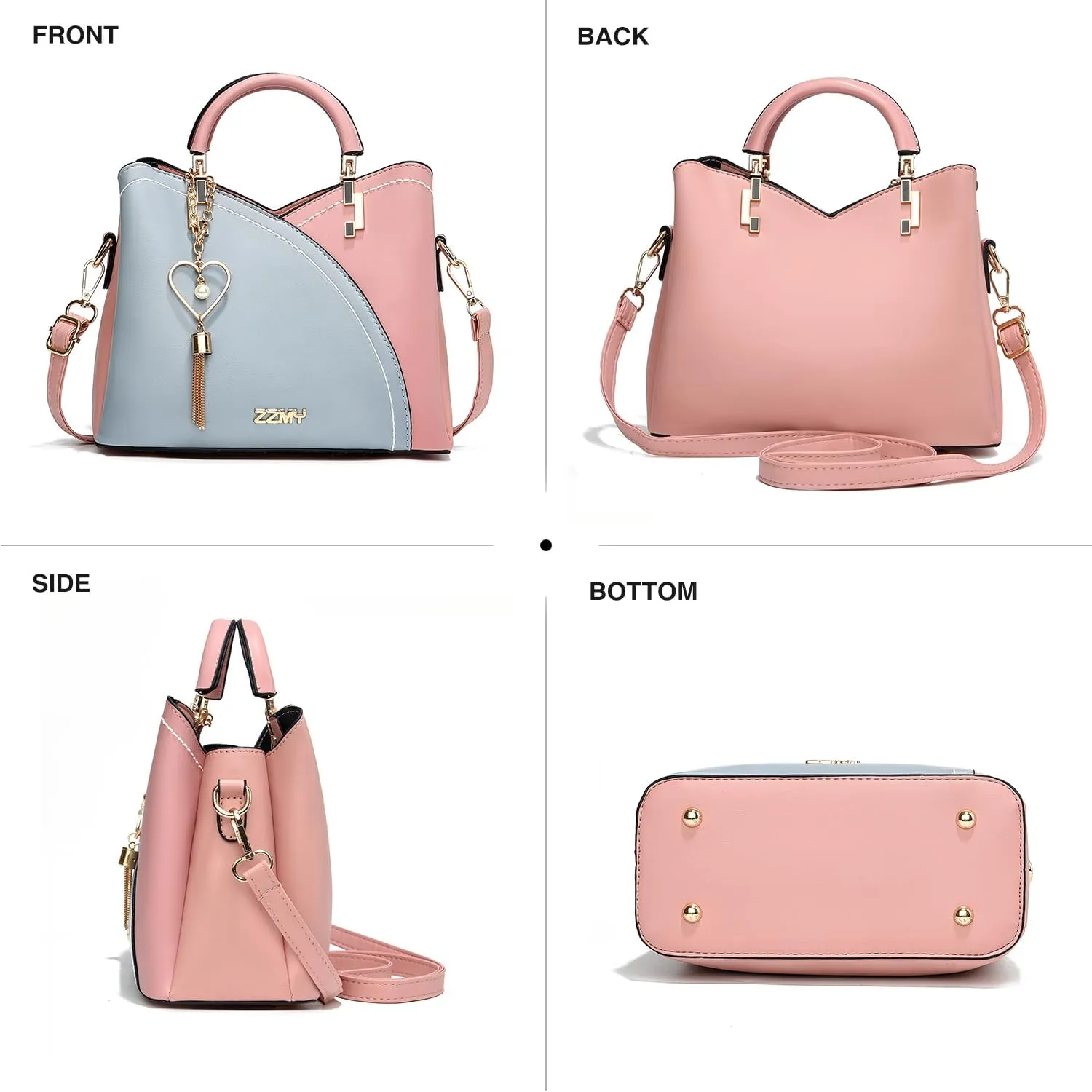 Xiaoyu Small Purses and Handbags for Women Stylish Crossbody Bag Lightweight Shoulder Bag Ladies Top Handle Satchel Purse