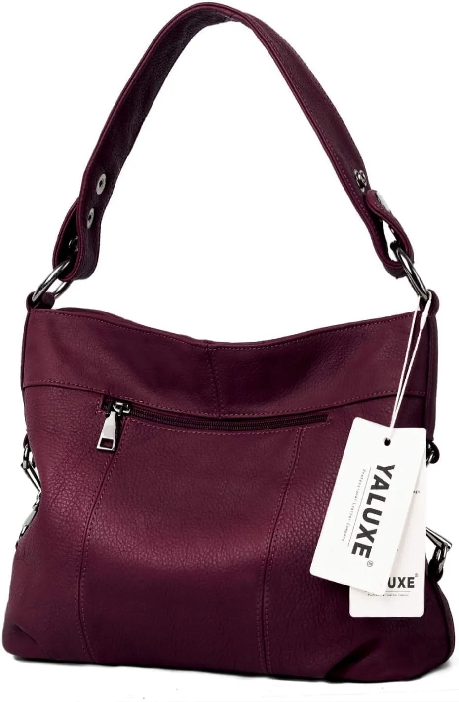YALUXE Genuine Leather Shoulder Bags Stylish Hobo Handbags Purses Crossbody Bags for Women
