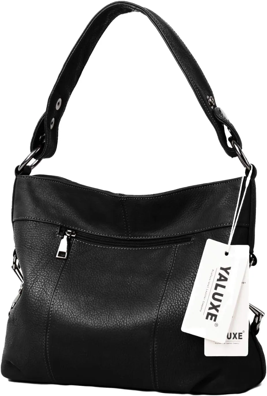 YALUXE Genuine Leather Shoulder Bags Stylish Hobo Handbags Purses Crossbody Bags for Women