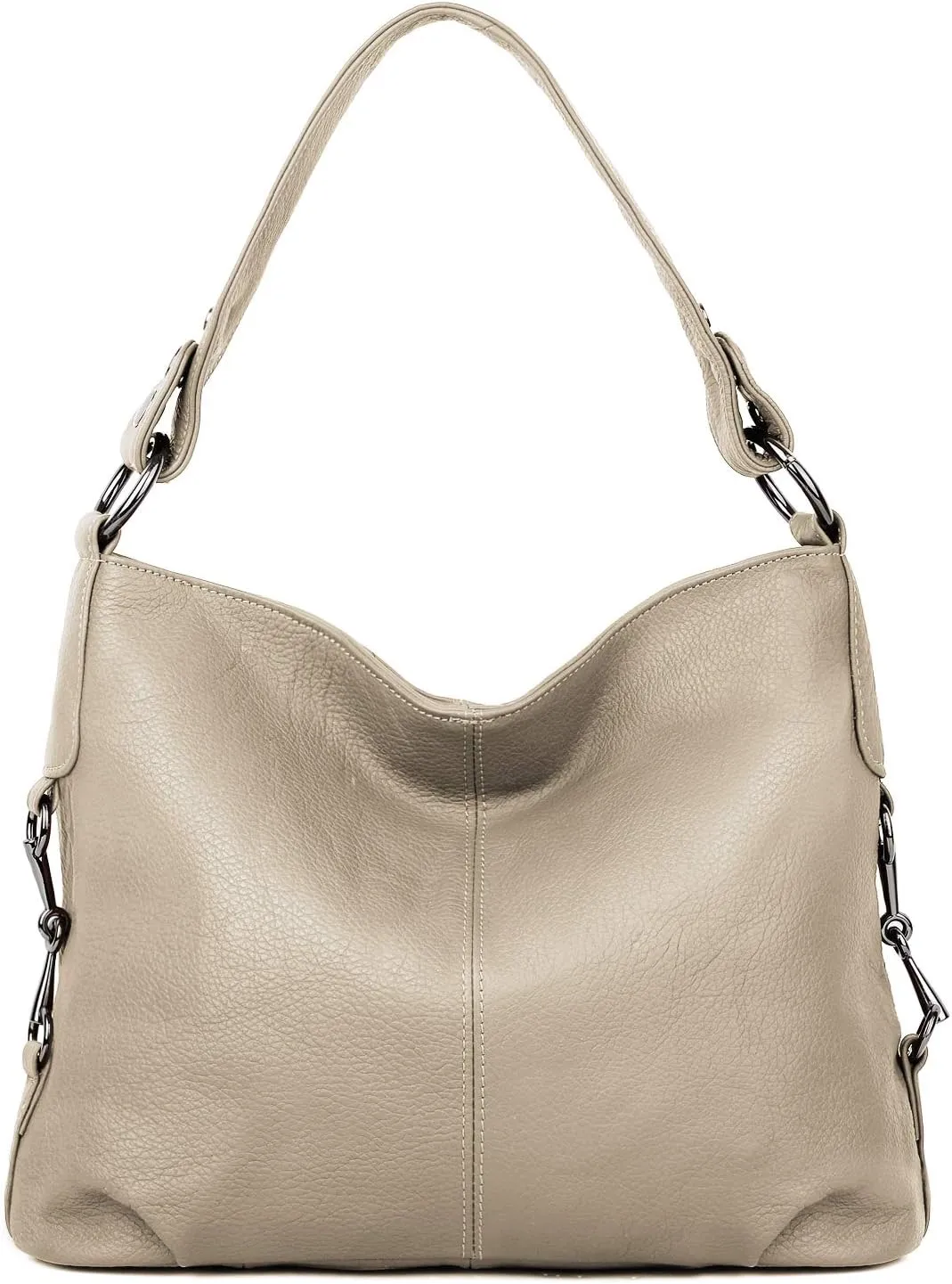 YALUXE Genuine Leather Shoulder Bags Stylish Hobo Handbags Purses Crossbody Bags for Women