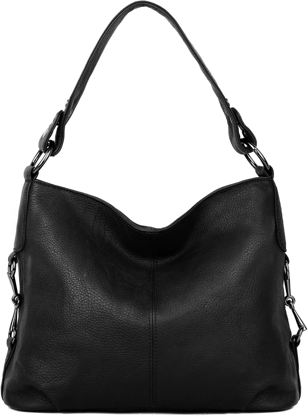 YALUXE Genuine Leather Shoulder Bags Stylish Hobo Handbags Purses Crossbody Bags for Women