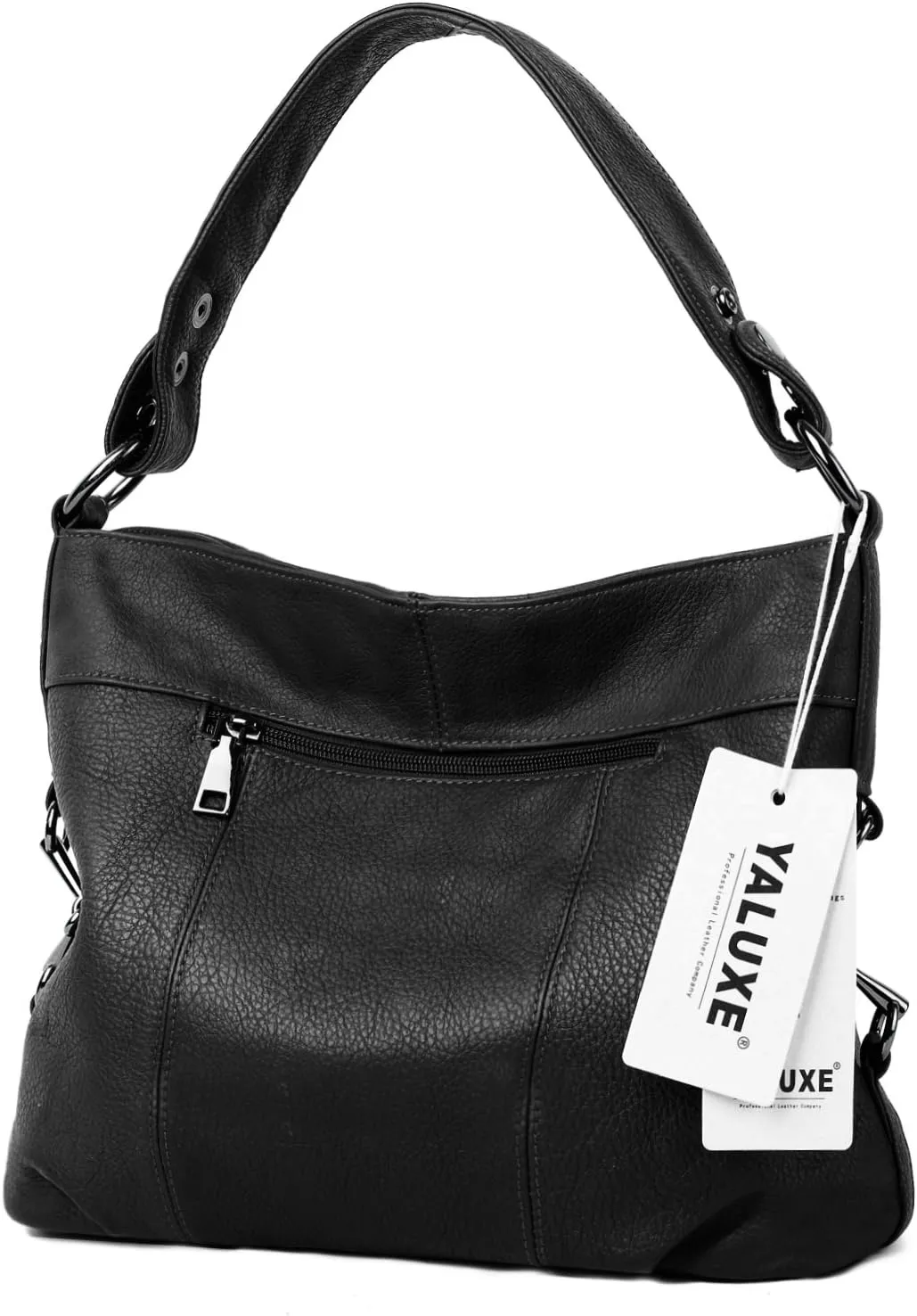 YALUXE Genuine Leather Shoulder Bags Stylish Hobo Handbags Purses Crossbody Bags for Women