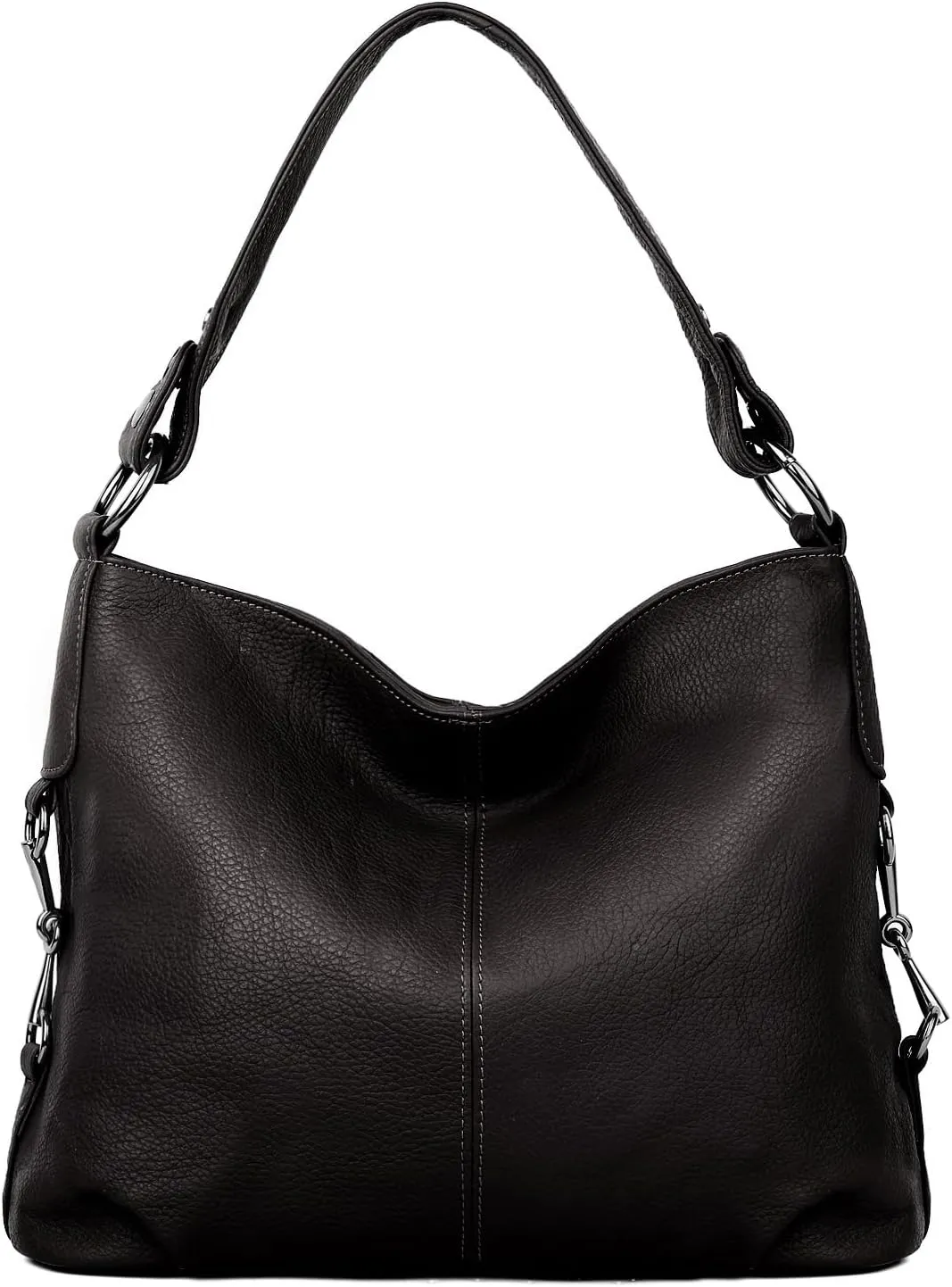 YALUXE Genuine Leather Shoulder Bags Stylish Hobo Handbags Purses Crossbody Bags for Women