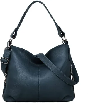 YALUXE Genuine Leather Shoulder Bags Stylish Hobo Handbags Purses Crossbody Bags for Women