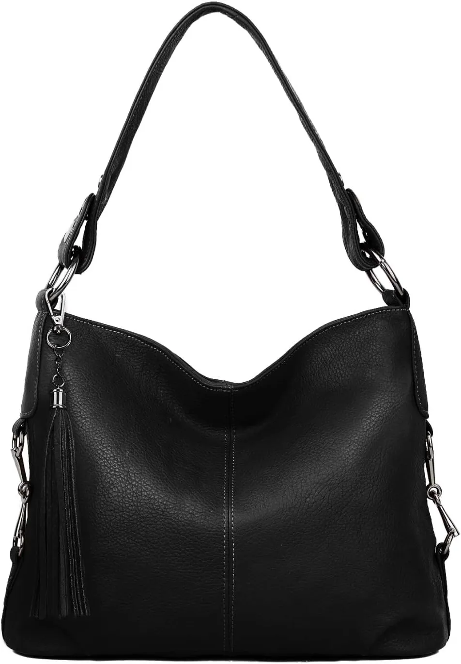 YALUXE Genuine Leather Shoulder Bags Stylish Hobo Handbags Purses Crossbody Bags for Women