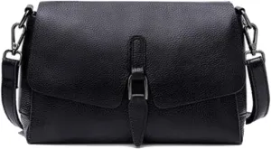 YAQUNICER Women Synthetic PU Cowhide Bag Shoulder Diagonal Fashionable Versatile Large-capacity Soft Leather Purse Handbags