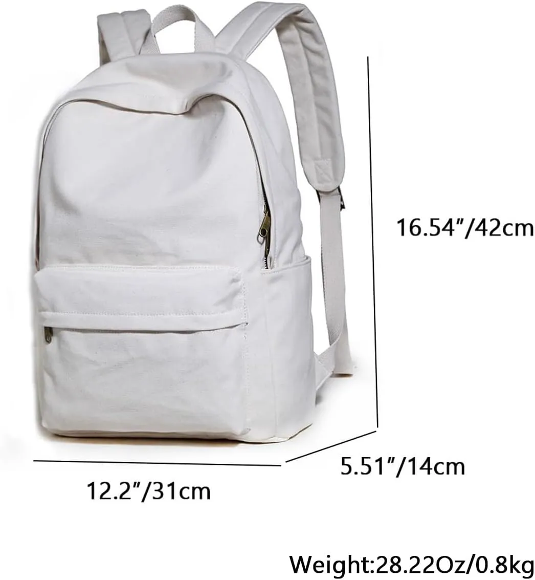 YONBEN® Lightweight Backpack School Bag (Beige)