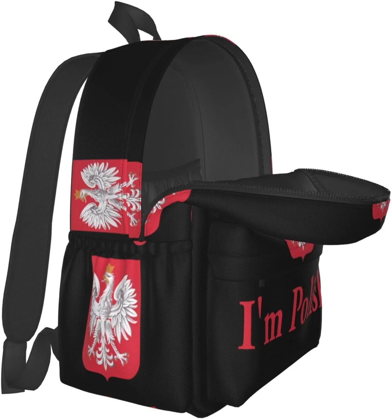 You Bet Your Pierogi I'm Polish Laptop Backpack Work Travel Backpacks Business Rucksack Casual Outdoor Daypack with Adjustable Strap Bags for Sports Office Gym Hiking
