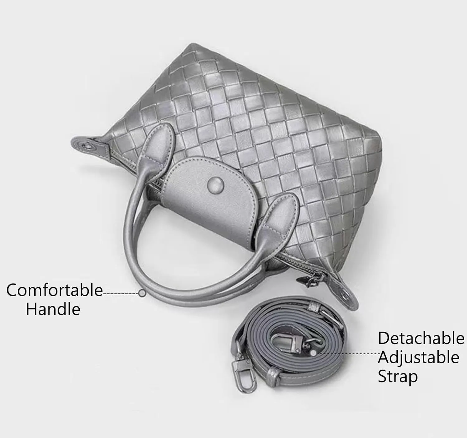 YXBQueen Crossbody Bags for Women Cute Hobo Purses and Handbags Woven Bag With Removable Strap