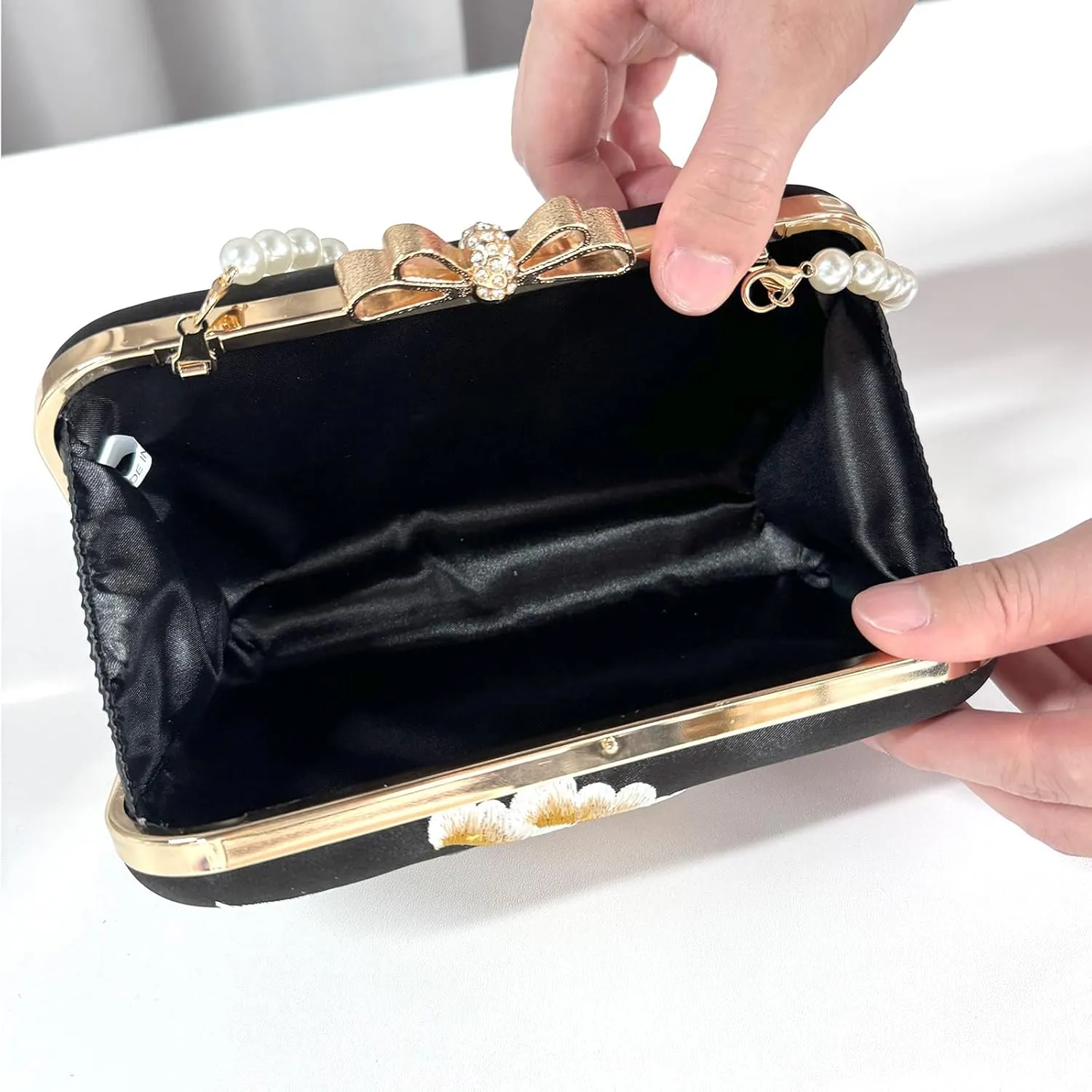 YYW Clutch Purse Women Evening Handbag Top Handle Purse Crossbody Shoulder Bag for Wedding Party Prom