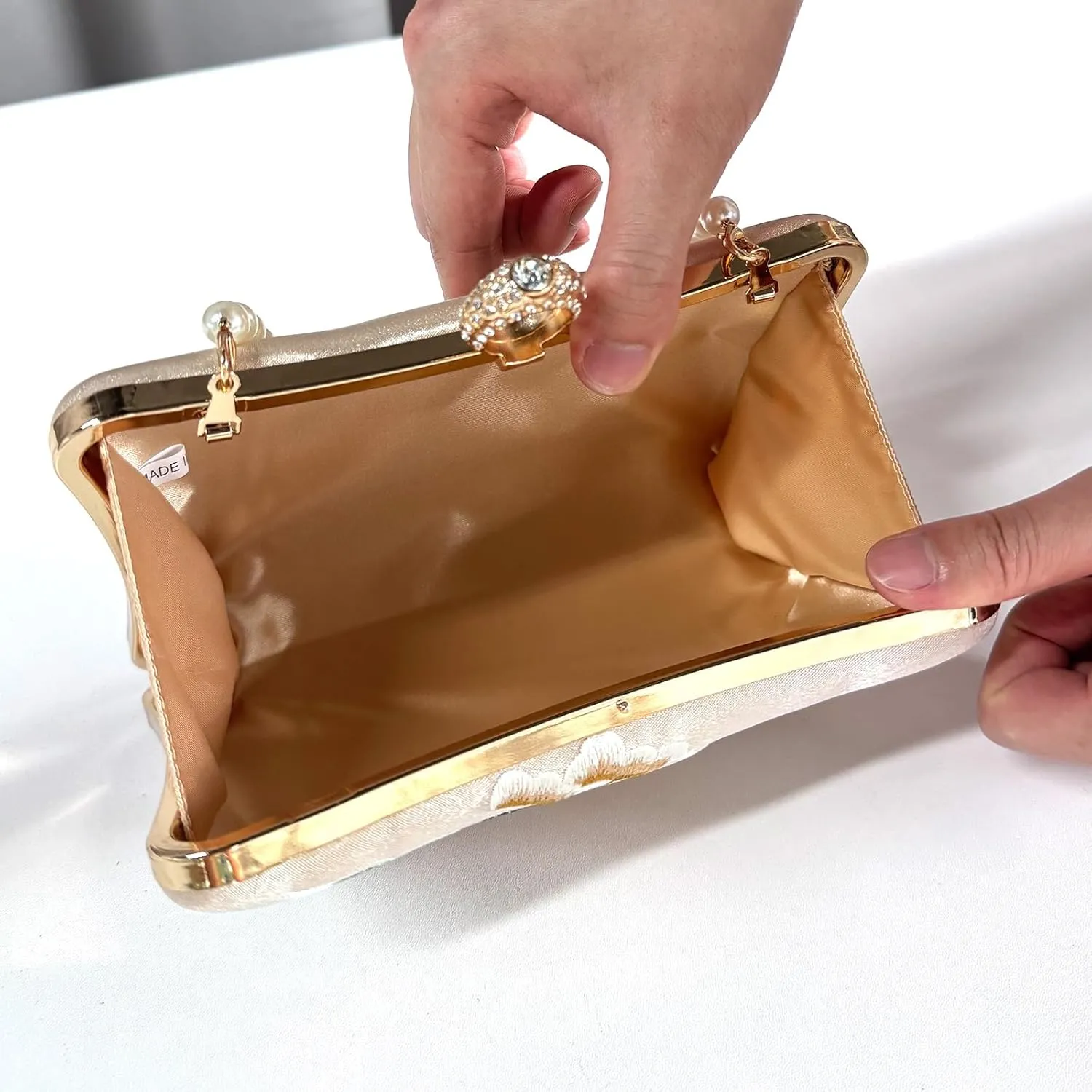 YYW Clutch Purse Women Evening Handbag Top Handle Purse Crossbody Shoulder Bag for Wedding Party Prom